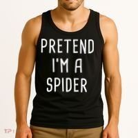 Pretend I'm A Spider Halloween Costume Tank Top thumb 3