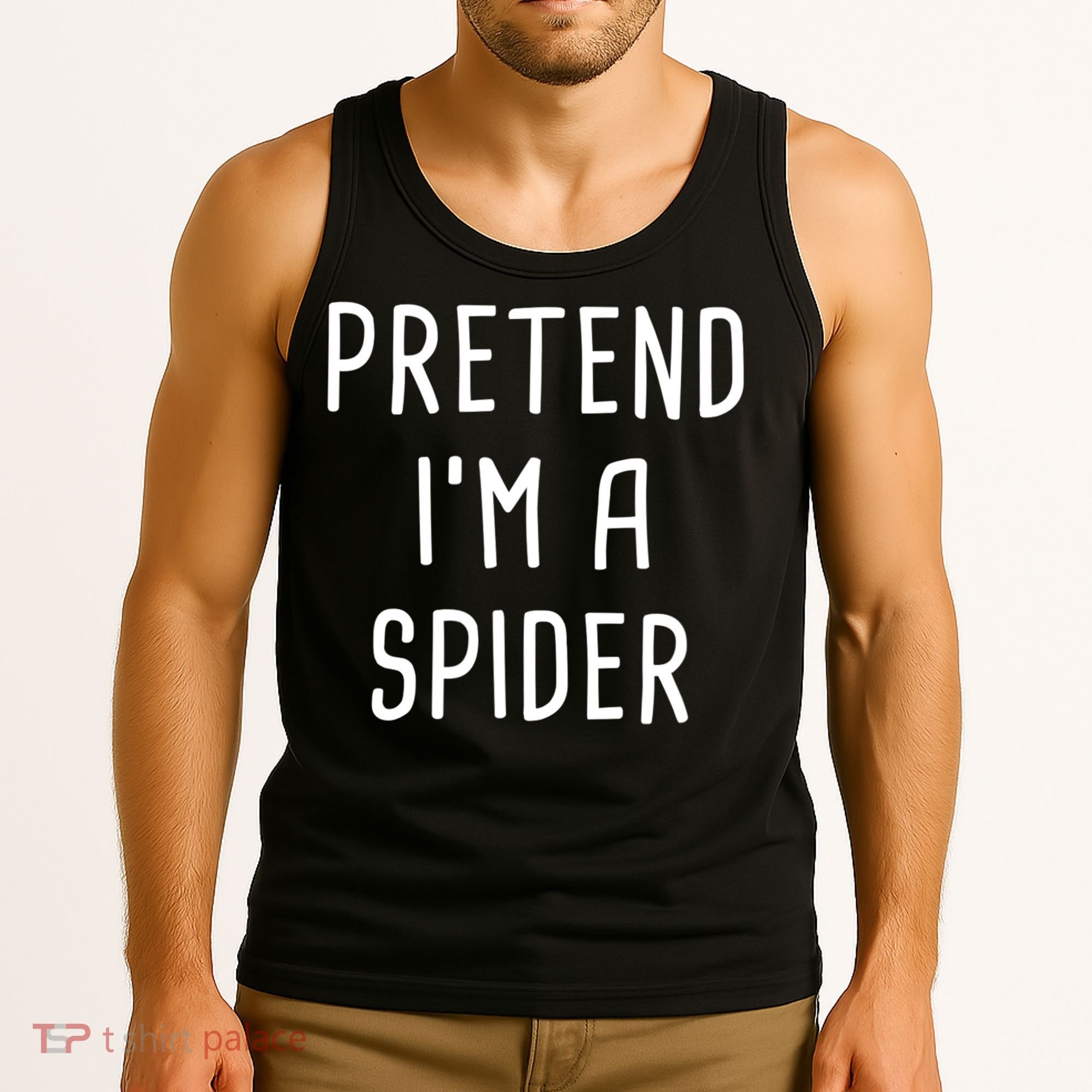 Pretend I'm A Spider Halloween Costume Tank Top
