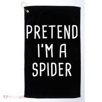 Pretend I'm A Spider Halloween Costume Golf Towel thumb 0