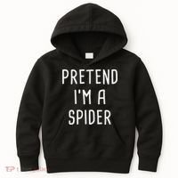 Pretend I'm A Spider Halloween Costume Kids Hoodie thumb 0