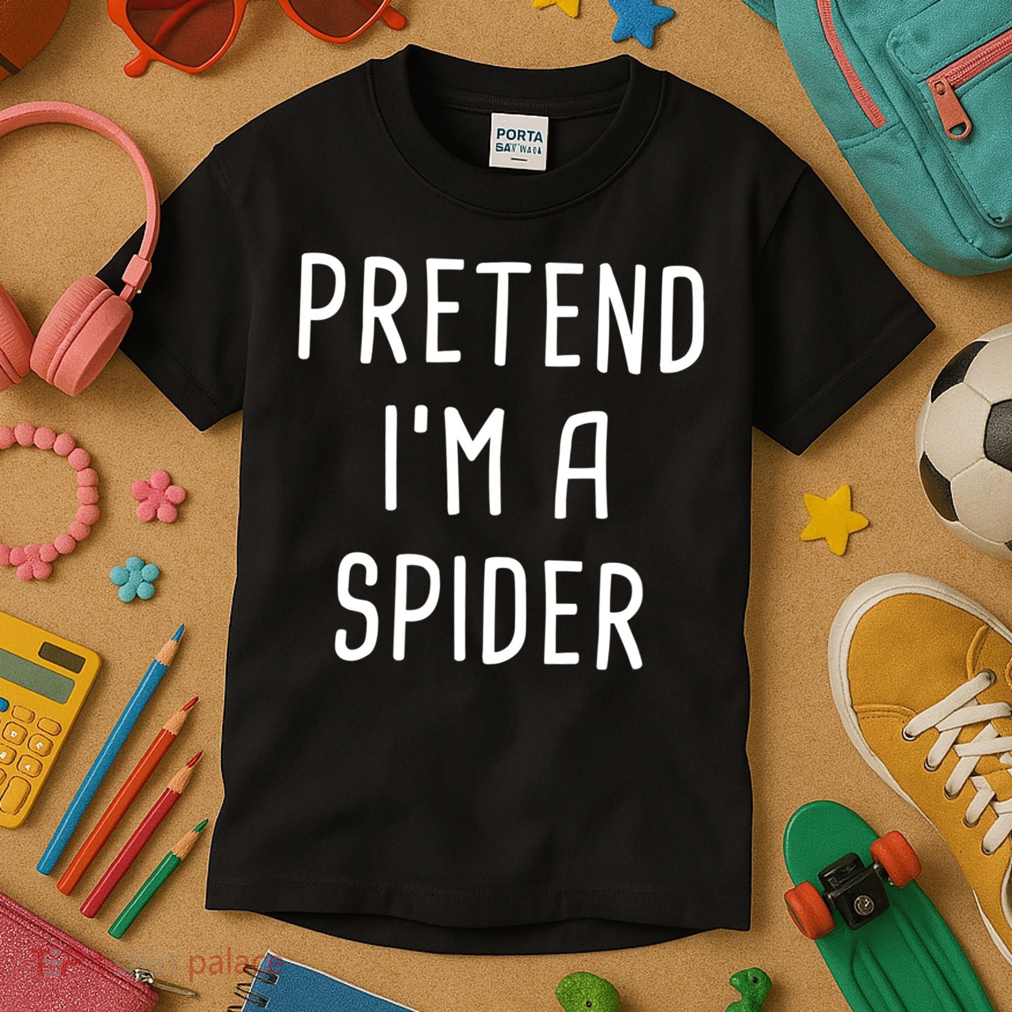 Pretend I'm A Spider Halloween Costume Kids T-Shirt