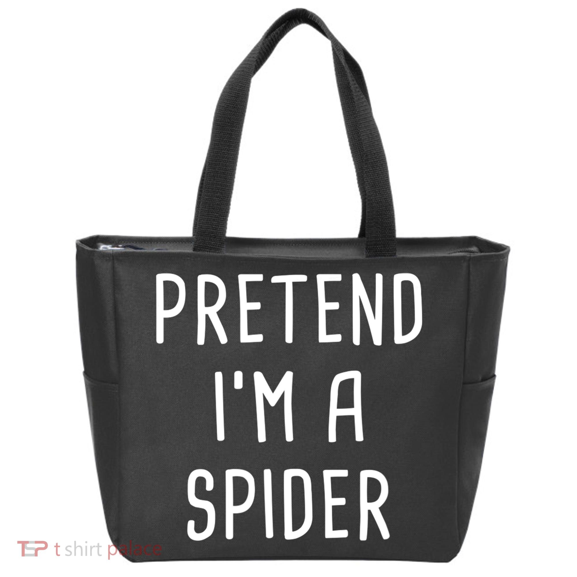 Pretend I'm A Spider Halloween Costume Tote Bag