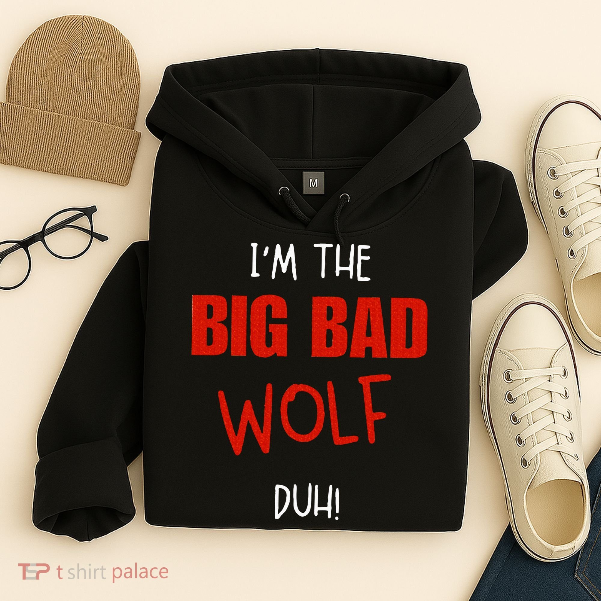 Pretend I'm a wolf costume Halloween party Hoodie