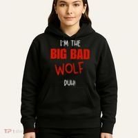Pretend I'm a wolf costume Halloween party Hoodie thumb 5