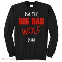 Pretend I'm a wolf costume Halloween party Sweatshirt thumb 0