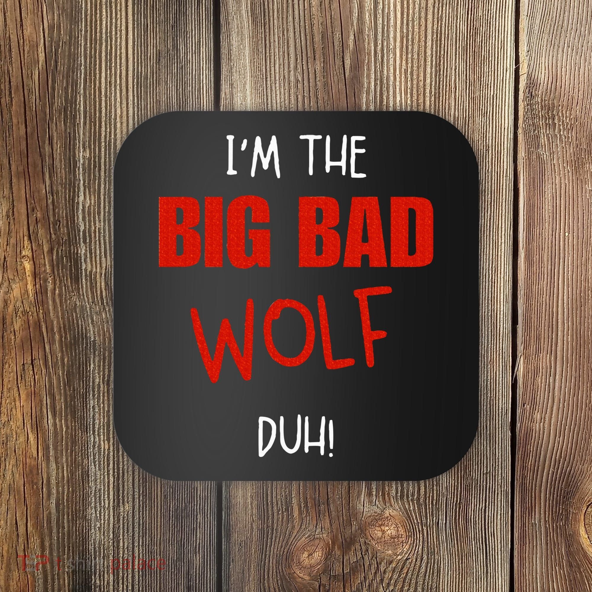 Pretend I'm a wolf costume Halloween party Coaster