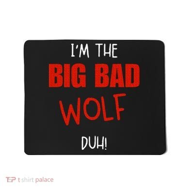 Pretend I'm a wolf costume Halloween party Mousepad