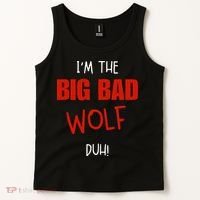 Pretend I'm a wolf costume Halloween party Tank Top thumb 2