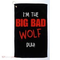 Pretend I'm a wolf costume Halloween party Golf Towel thumb 0