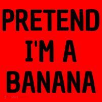 Pretend I'm A Banana Funny Lazy Halloween Costume Santa Hat thumb 1