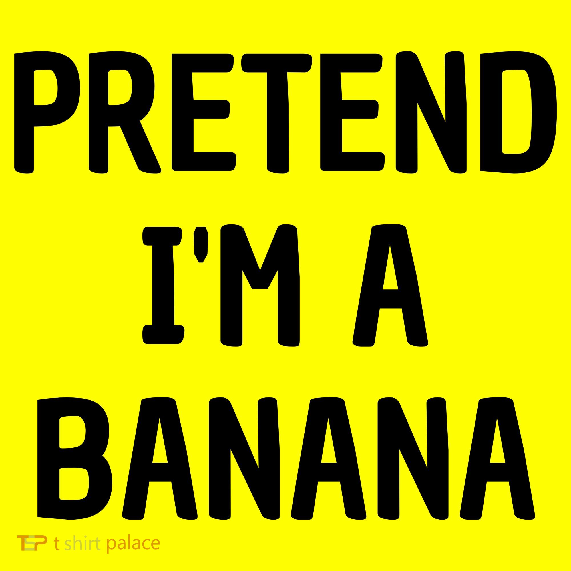 Pretend I'm A Banana Funny Lazy Halloween Costume Baby Bodysuit