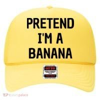 Pretend I'm A Banana Funny Lazy Halloween Costume Hat thumb 0