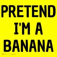 Pretend I'm A Banana Funny Lazy Halloween Costume Women's T-Shirt thumb 6