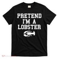 Pretend I'm A Lobster Funny Last Minute Lazy Costume T-Shirt thumb 0