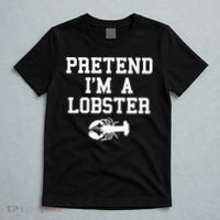 Pretend I'm A Lobster Funny Last Minute Lazy Costume T-Shirt thumb 5