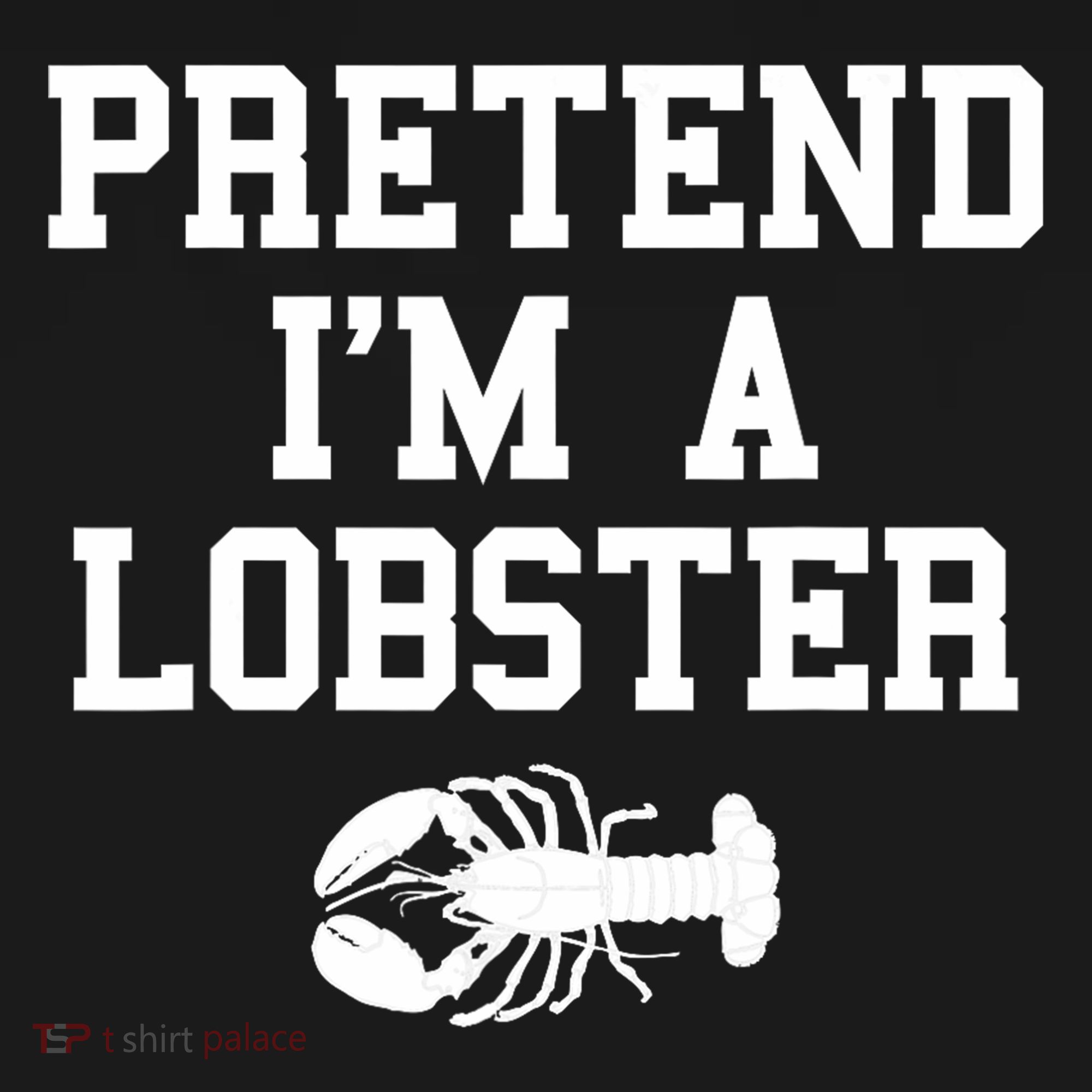 Pretend I'm A Lobster Funny Last Minute Lazy Costume Women's Hoodie