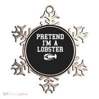 Pretend I'm A Lobster Funny Last Minute Lazy Costume Ornament thumb 0
