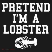 Pretend I'm A Lobster Funny Last Minute Lazy Costume Baby Bodysuit thumb 2