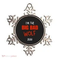 Pretend I'm a wolf costume Halloween party Ornament thumb 0