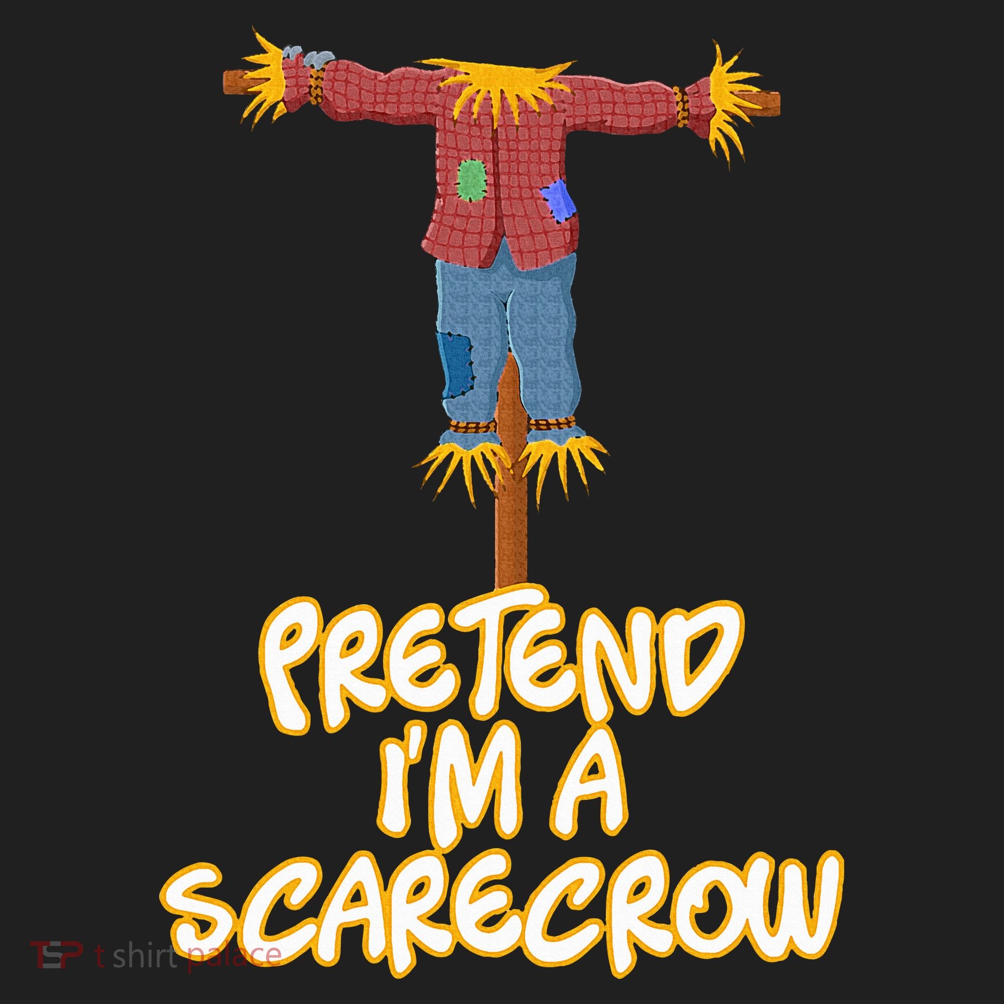 Pretend I'm a Scarecrow Halloween Lazy Scarecrow Costume Women's Sweatshirt