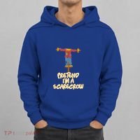 Pretend I'm a Scarecrow Halloween Lazy Scarecrow Costume Hoodie thumb 0