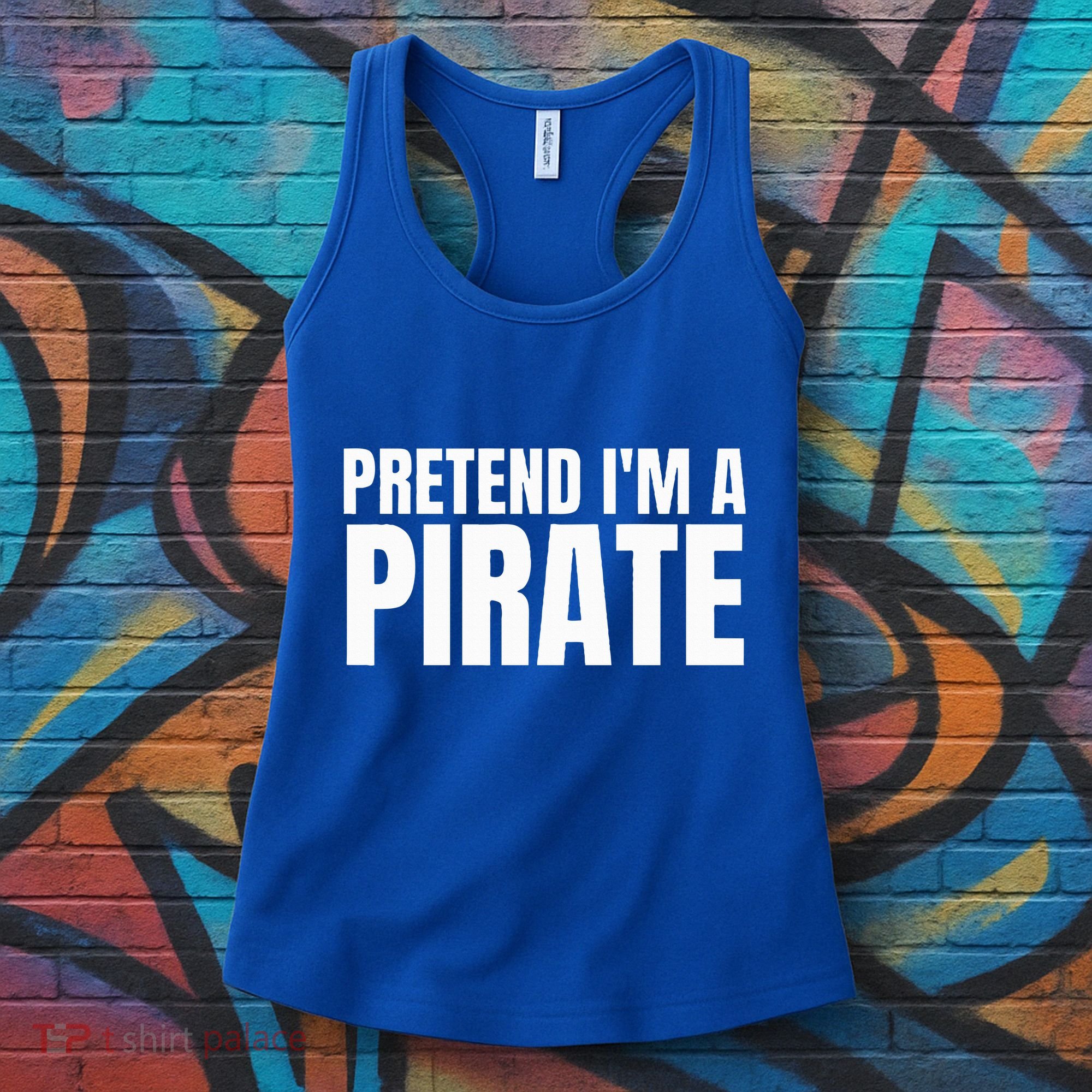 Pretend I'm A Pirate Matching Costume Women's Tank Top