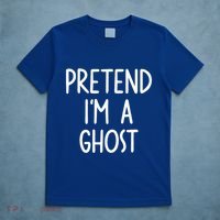 Pretend I'm A Ghost Costume Halloween Lazy Easy T-Shirt thumb 5