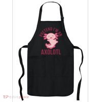 Pretend I'm An Axolotl Funny Lazy Halloween Costume  Apron thumb 0