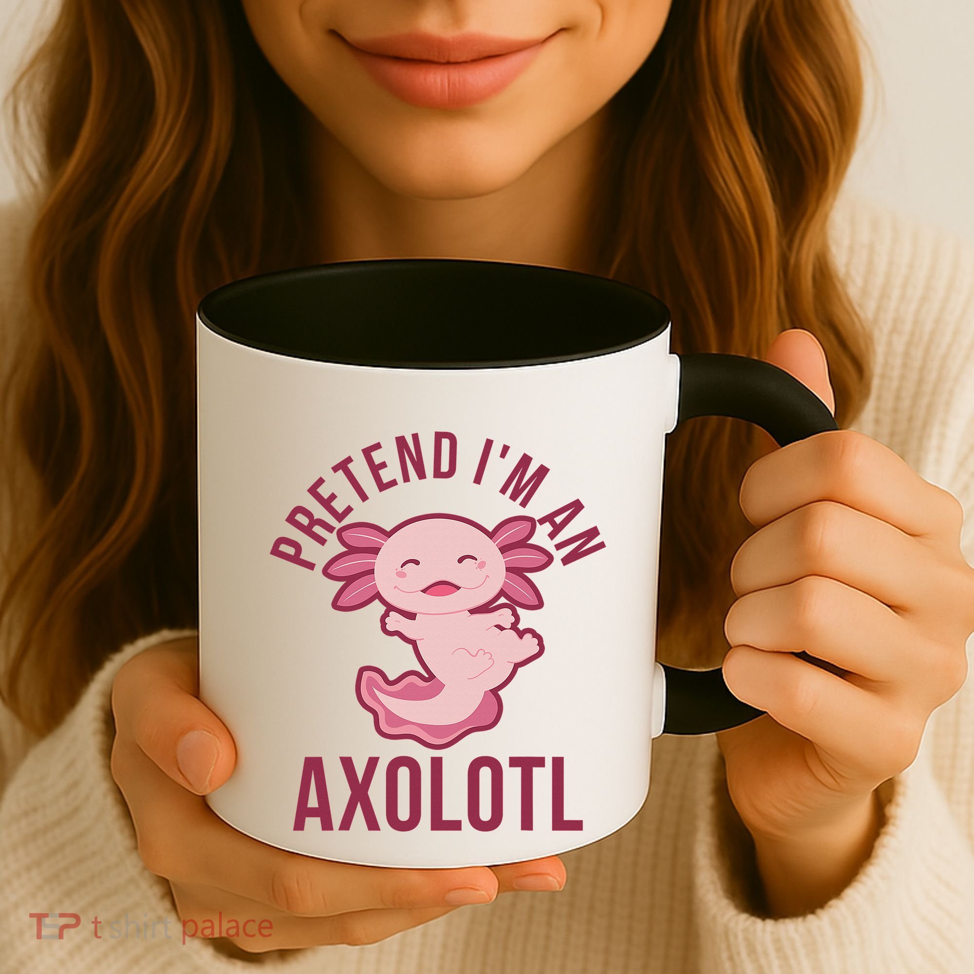 Pretend I'm An Axolotl Funny Lazy Halloween Costume  Coffee Mug