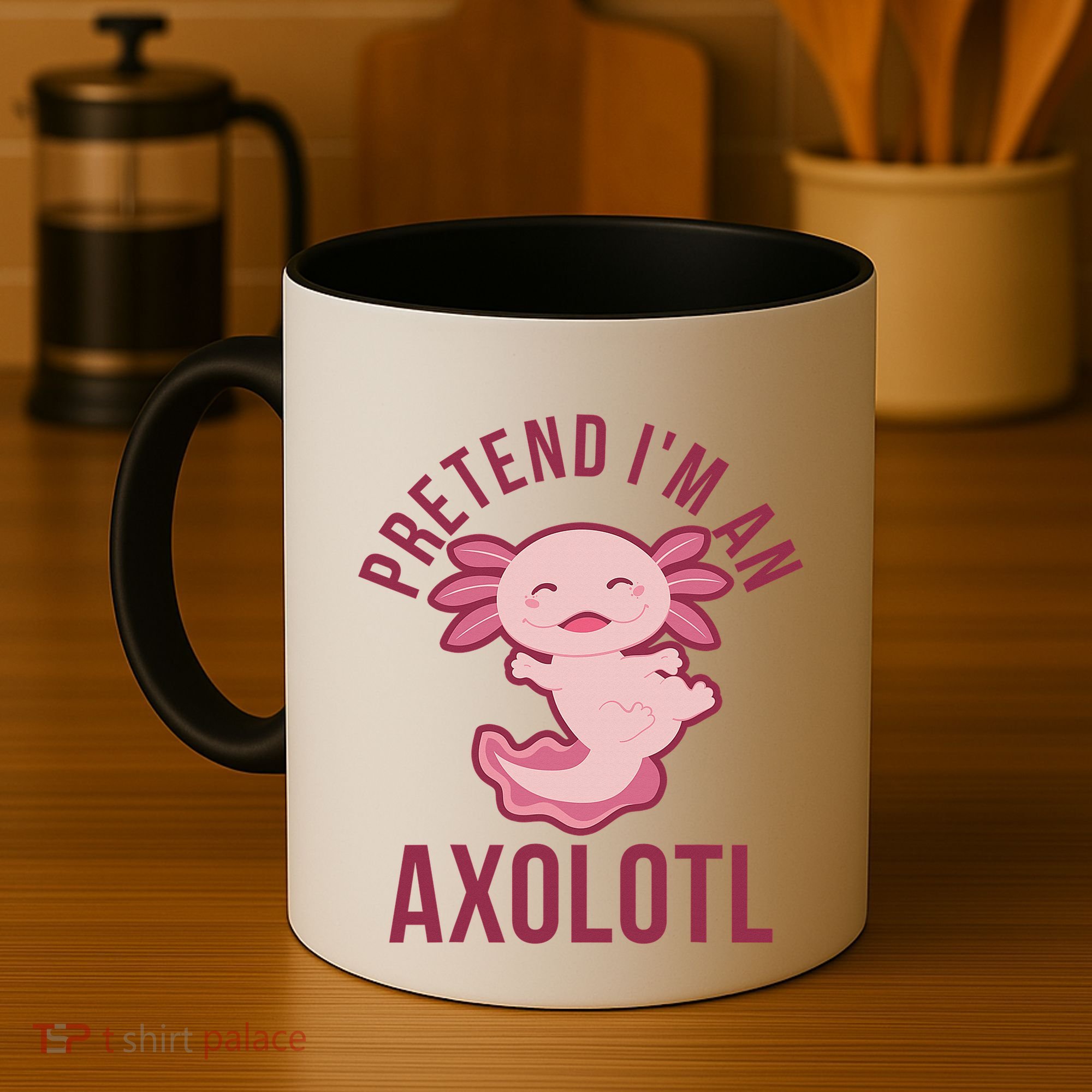 Pretend I'm An Axolotl Funny Lazy Halloween Costume  Coffee Mug