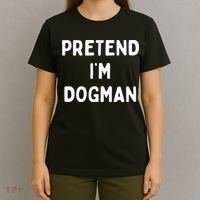 Pretend Im A Dogman Adults Halloween Costume T-Shirt thumb 4
