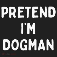 Pretend Im A Dogman Adults Halloween Costume Golf Towel thumb 3