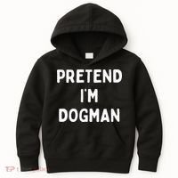 Pretend Im A Dogman Adults Halloween Costume Kids Hoodie thumb 0