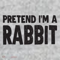 Pretend I'm A Rabbit Easy Halloween Costume Sweatshirt thumb 2