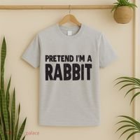 Pretend I'm A Rabbit Easy Halloween Costume T-Shirt thumb 2