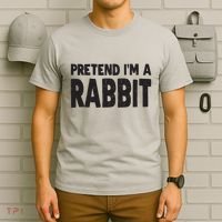 Pretend I'm A Rabbit Easy Halloween Costume T-Shirt thumb 6