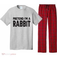 Pretend I'm A Rabbit Easy Halloween Costume Pajama Set thumb 0