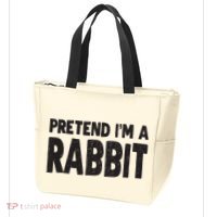 Pretend I'm A Rabbit Easy Halloween Costume Tote Bag thumb 3
