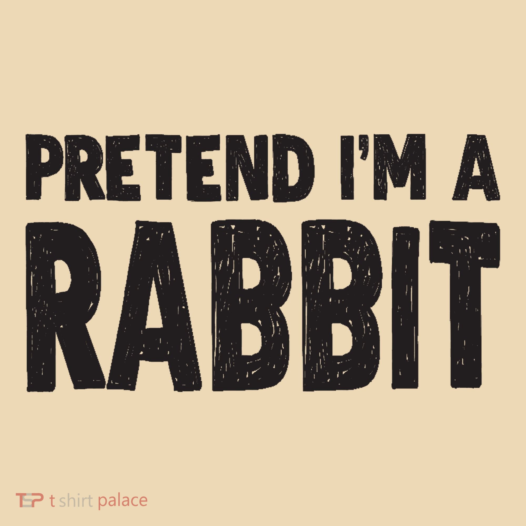 Pretend I'm A Rabbit Easy Halloween Costume Tote Bag