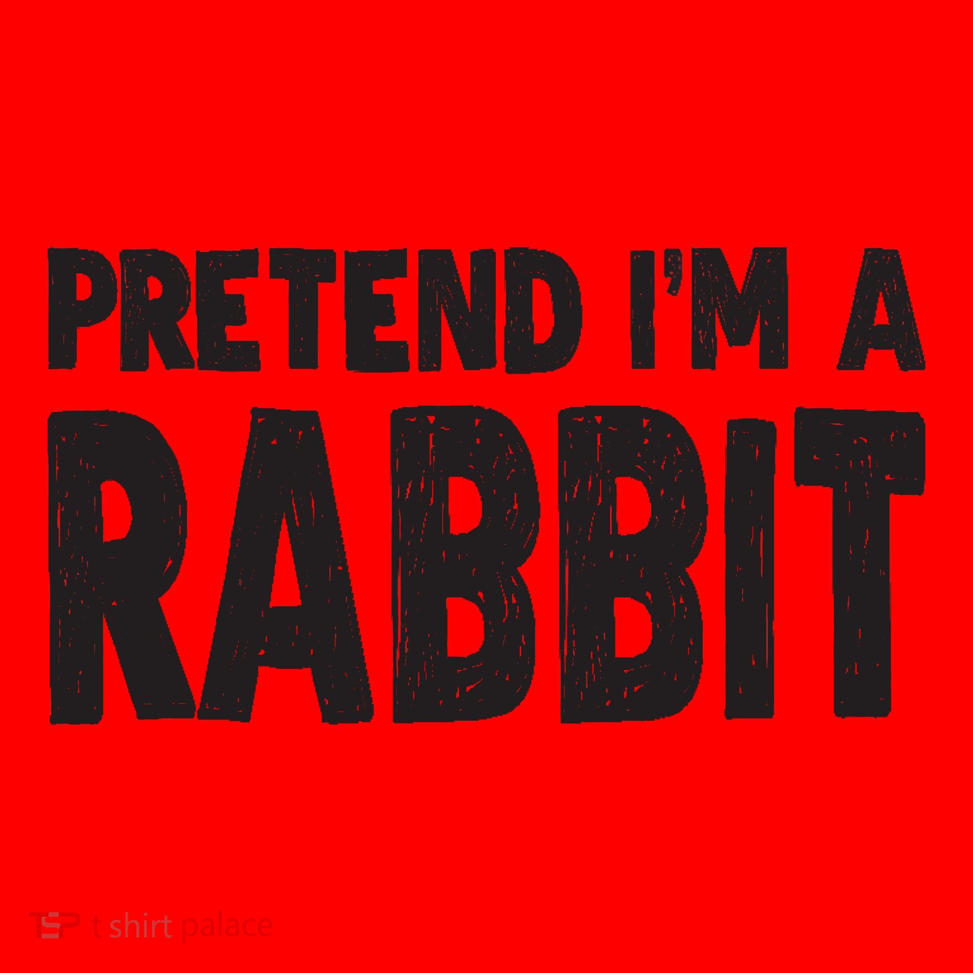 Pretend I'm A Rabbit Easy Halloween Costume Santa Hat