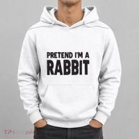 Pretend I'm A Rabbit Easy Halloween Costume Hoodie thumb 0