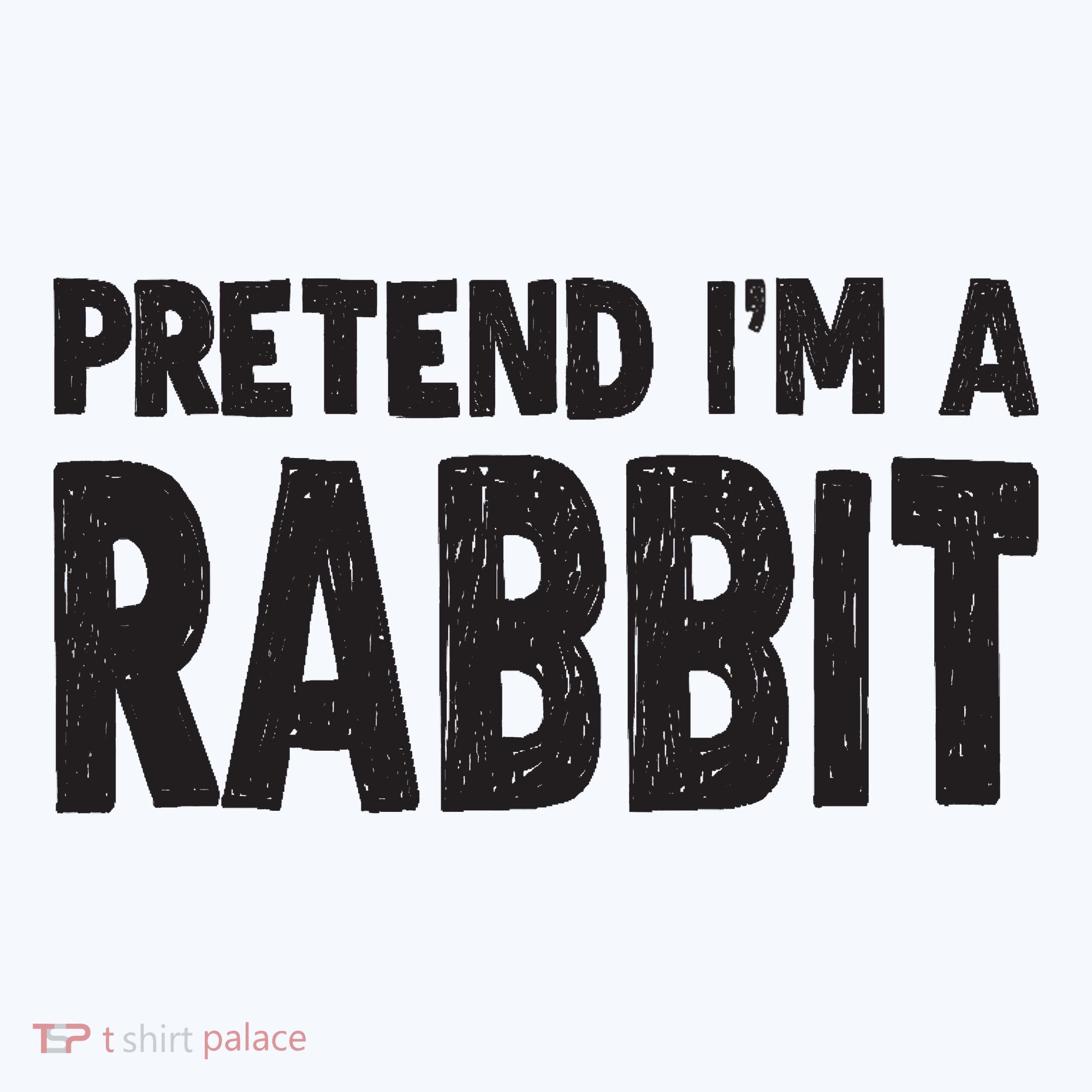Pretend I'm A Rabbit Easy Halloween Costume Bucket Hat