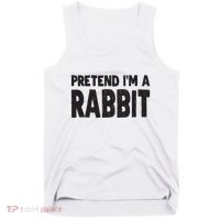 Pretend I'm A Rabbit Easy Halloween Costume Tank Top thumb 0