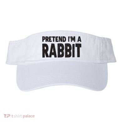 Pretend I'm A Rabbit Easy Halloween Costume Visor