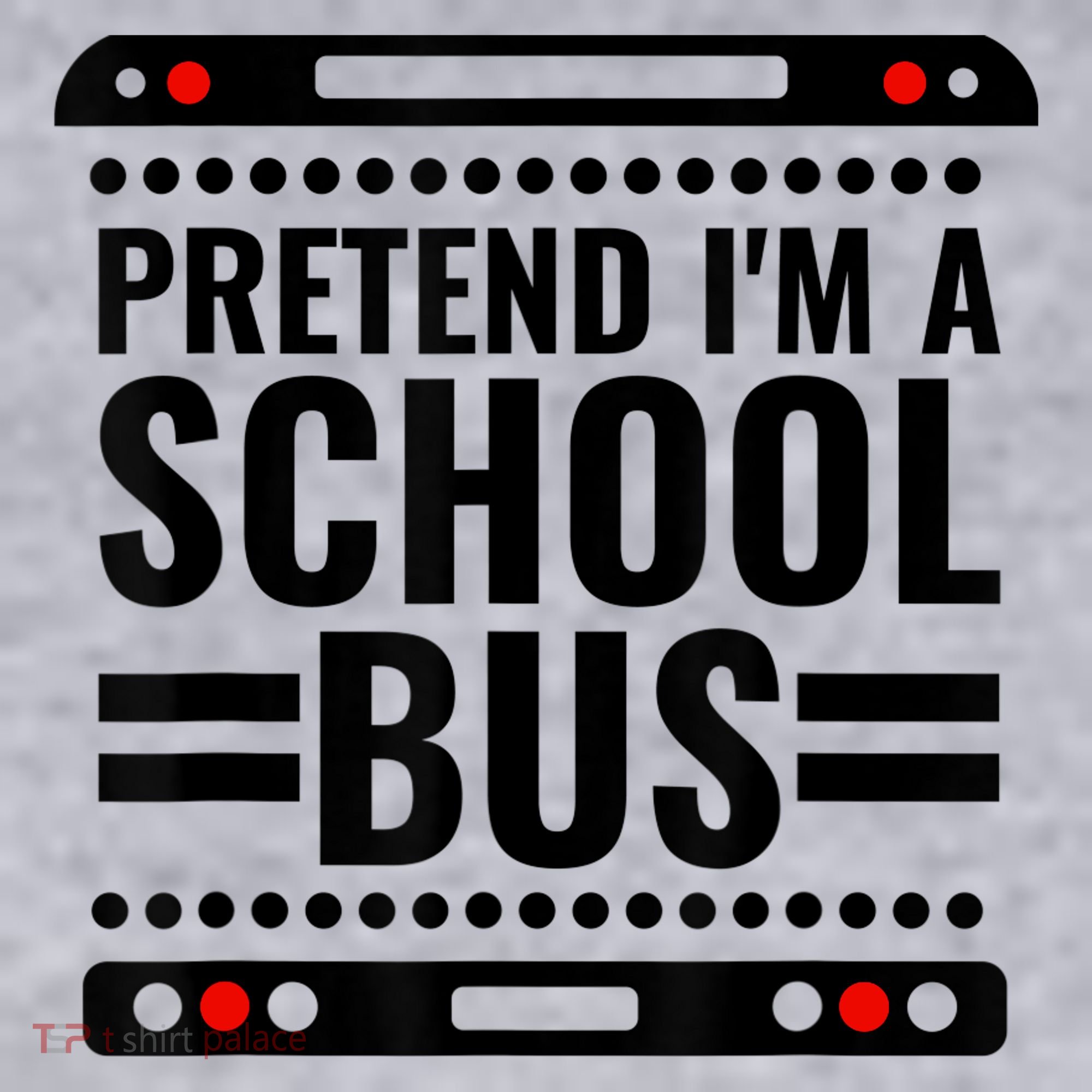 Pretend I'm a School Bus Funny Lazy Halloween Costume Women's Sweatshirt