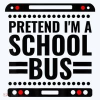 Pretend I'm a School Bus Funny Lazy Halloween Costume Pajama Set thumb 2