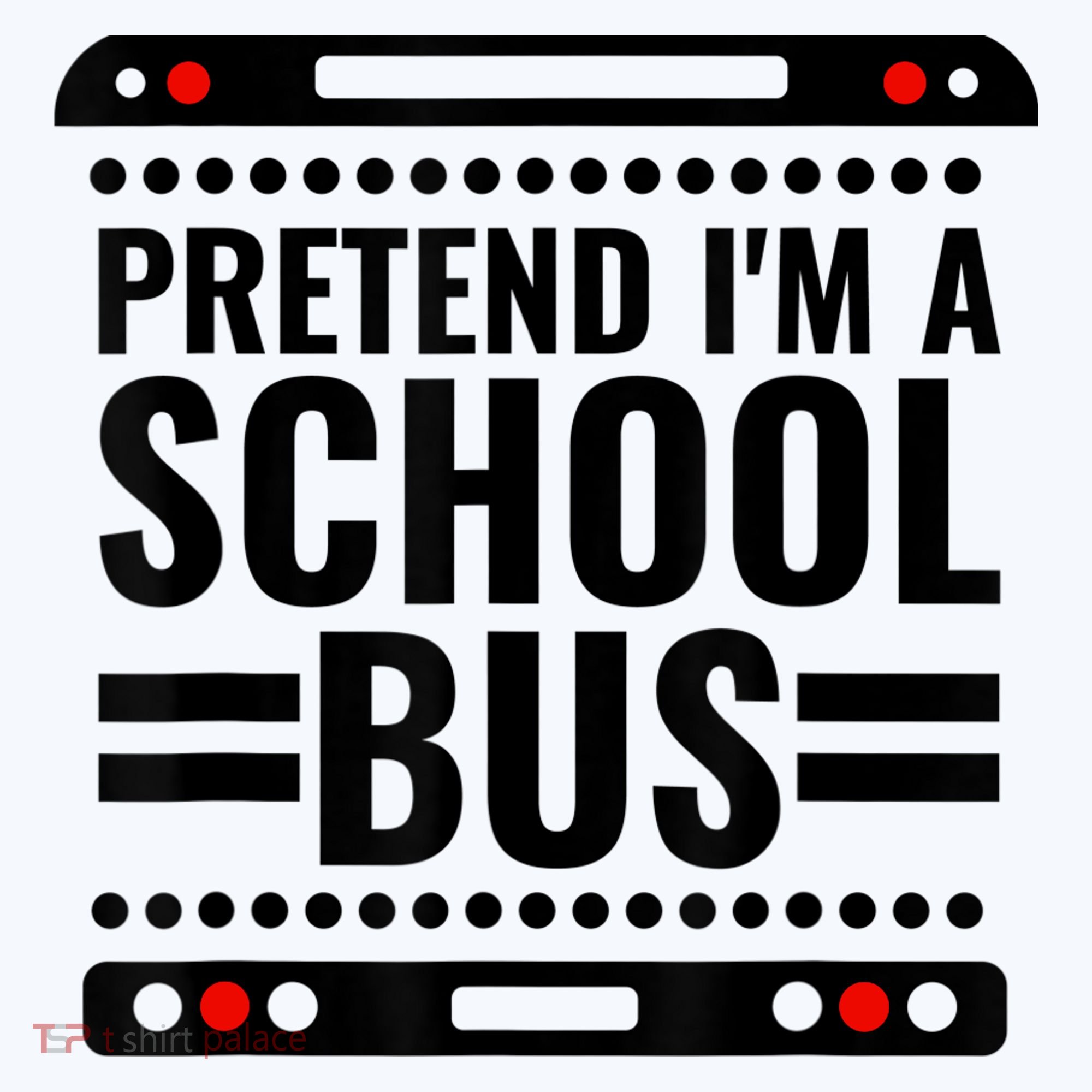 Pretend I'm a School Bus Funny Lazy Halloween Costume Women's Hoodie