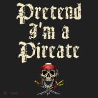 Pretend I'm A Pirate Costume Party Funny Halloween Pirate Hat thumb 2