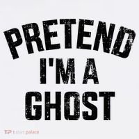 Pretend IM A Ghost Funny Lazy Easy Diy Halloween Costume Women's Hoodie thumb 2