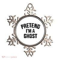 Pretend IM A Ghost Funny Lazy Easy Diy Halloween Costume Ornament thumb 0